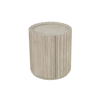 LH Home Oasis Solid Wooden Storage Side Table