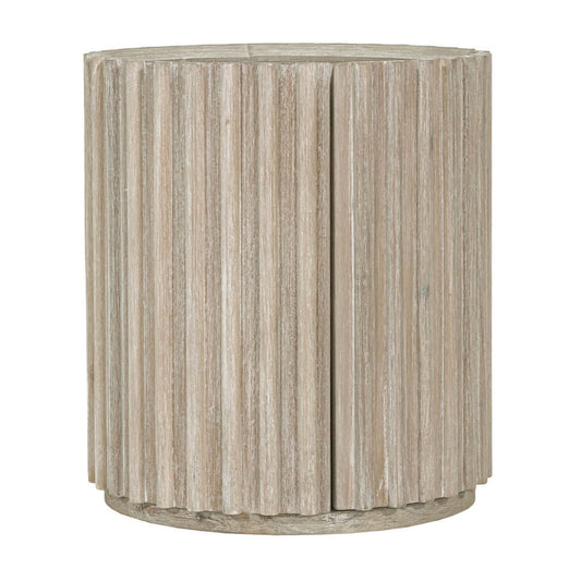 LH Home Oasis Solid Wooden Storage Side Table