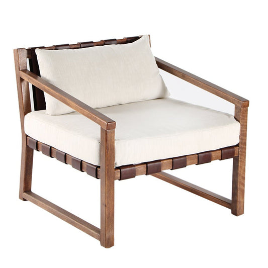 Peninsula Home Peyton Vegetable Tanned Leather Accent Chair