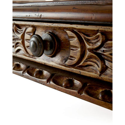 Peninsula Home Velaszquez Three Drawers Wood Desk