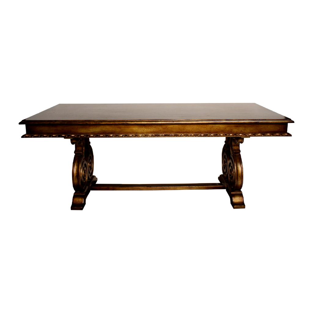 Peninsula Home Velaszquez Three Drawers Wood Desk