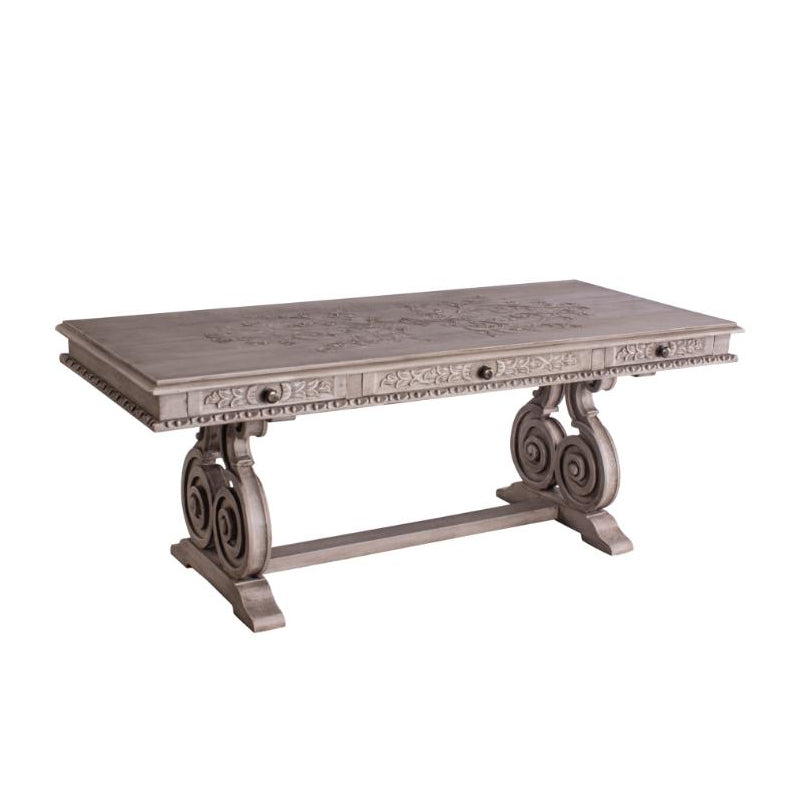 Peninsula Home Velaszquez Three Drawers Wood Desk