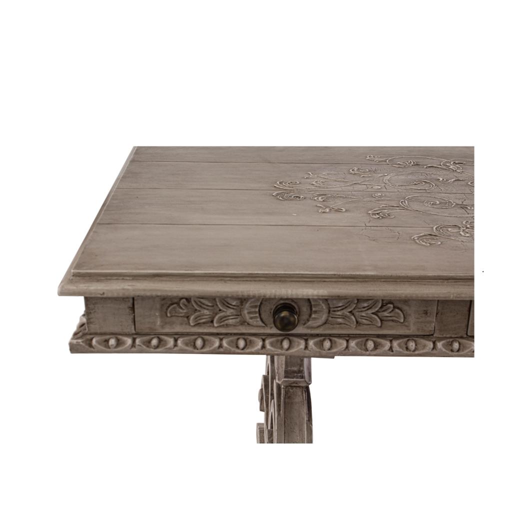 Peninsula Home Velaszquez Three Drawers Wood Desk