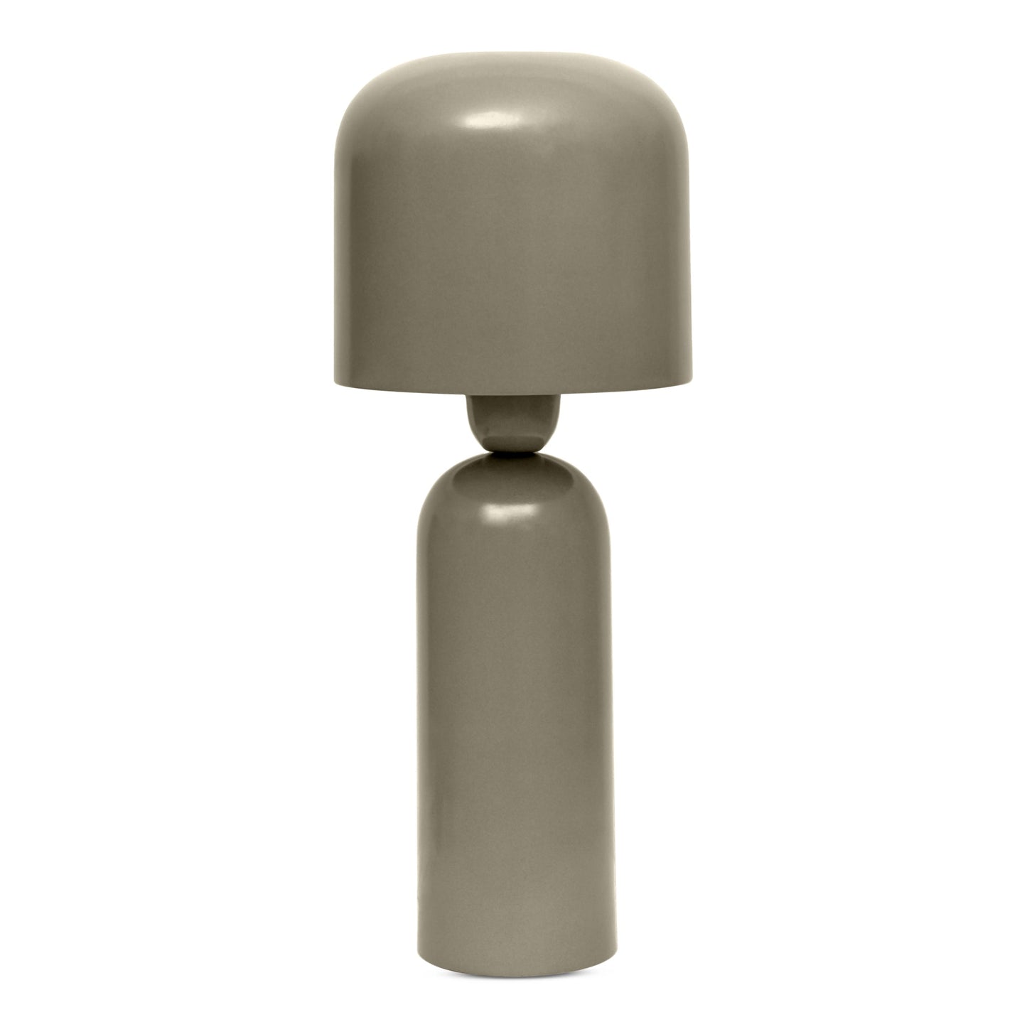 Echo Gloss Iron Light Grey Table Lamp