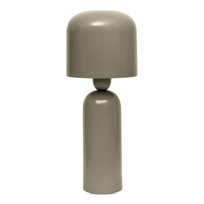 Echo Gloss Iron Light Grey Table Lamp