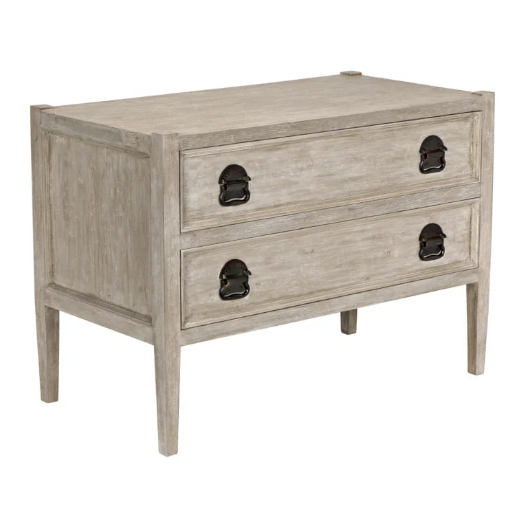 Reclaimed Lumber Lewis 2 Drawers Nightstand