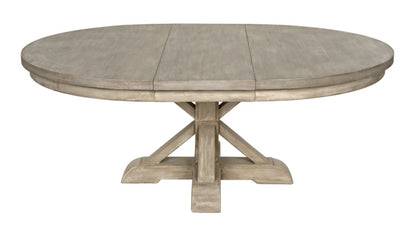 Isabelle Wooden Extendable Round Dining Table