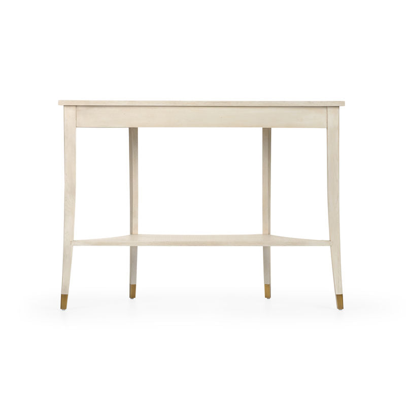 Wildwood Oaklee Demilune Shaped Wood Console Table
