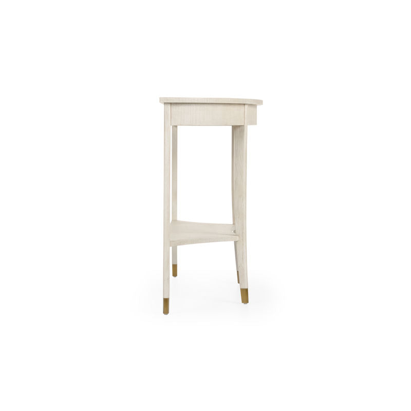 Wildwood Oaklee Demilune Shaped Wood Console Table