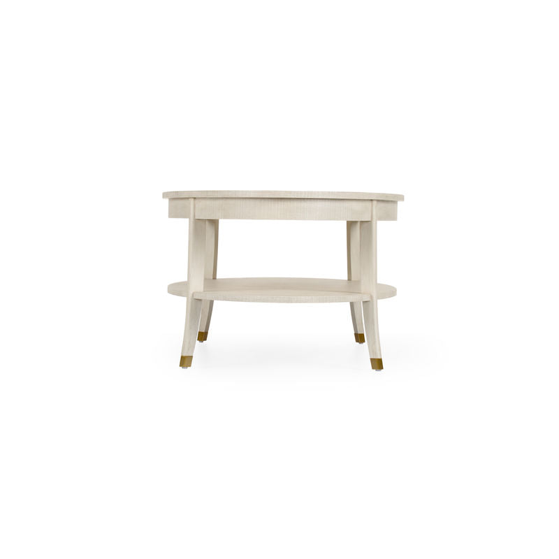 Oaklee Wooden Oval Cocktail Table-Coffee Tables-Wildwood-LOOMLAN