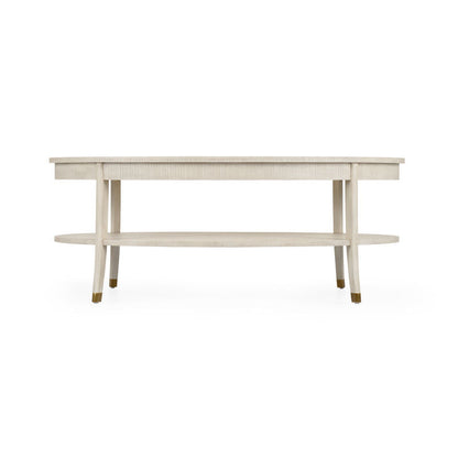 Oaklee Wooden Oval Cocktail Table-Coffee Tables-Wildwood-LOOMLAN