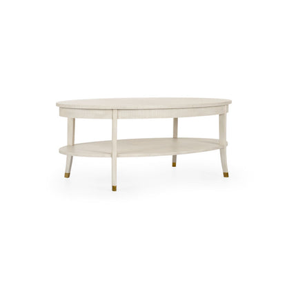 Oaklee Wooden Oval Cocktail Table-Coffee Tables-Wildwood-LOOMLAN