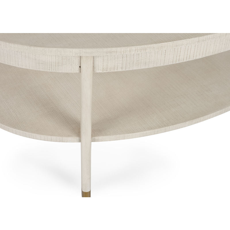 Oaklee Wooden Oval Cocktail Table-Coffee Tables-Wildwood-LOOMLAN