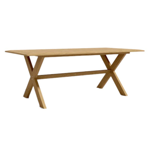 Oakville Rectangular Outdoor Teak Dining Table-Outdoor Dining Tables-HiTeak-Sideboards and Things