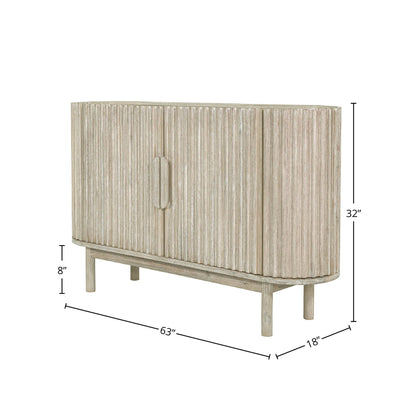 LH Home Oasis Four Doors Wood Sideboard