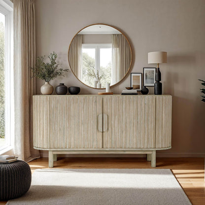 LH Home Oasis Four Doors Wood Sideboard