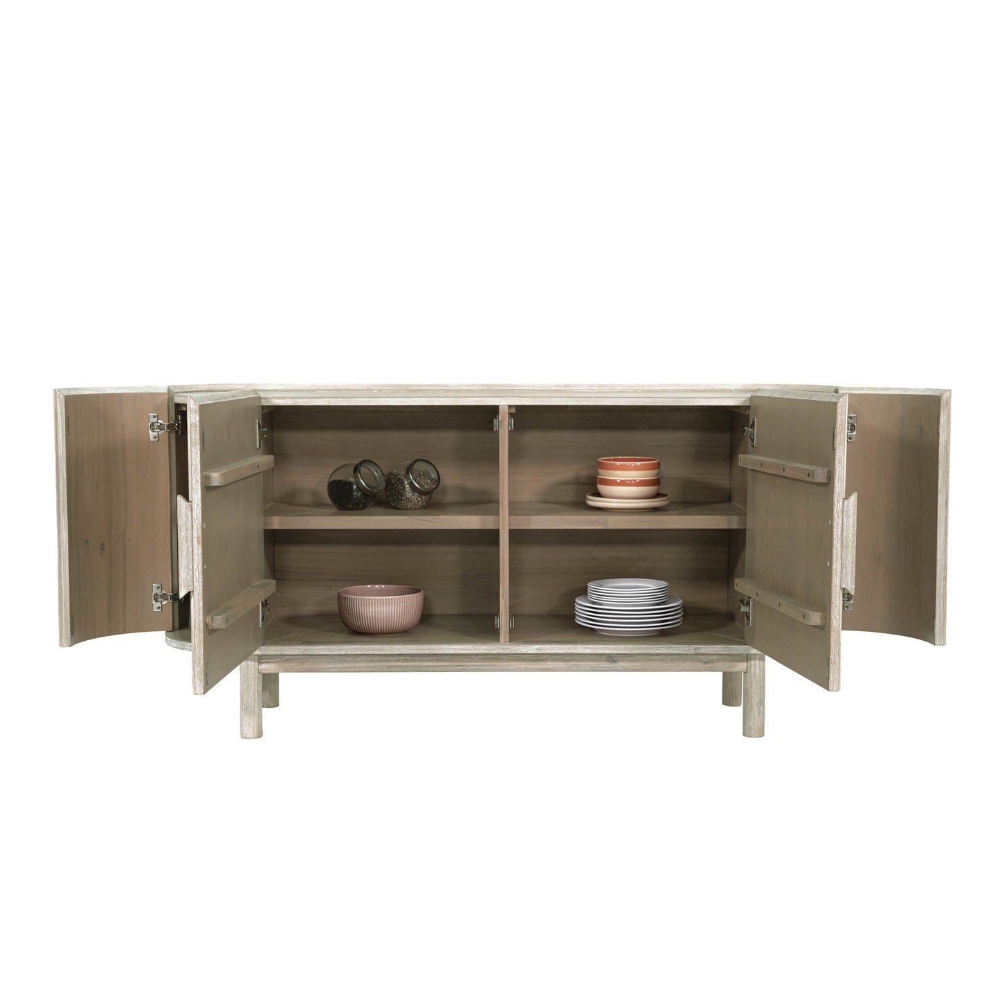 LH Home Oasis Four Doors Wood Sideboard