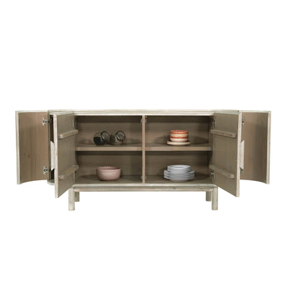 LH Home Oasis Four Doors Wood Sideboard