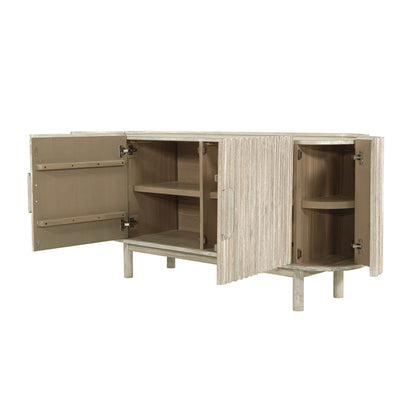 LH Home Oasis Four Doors Wood Sideboard