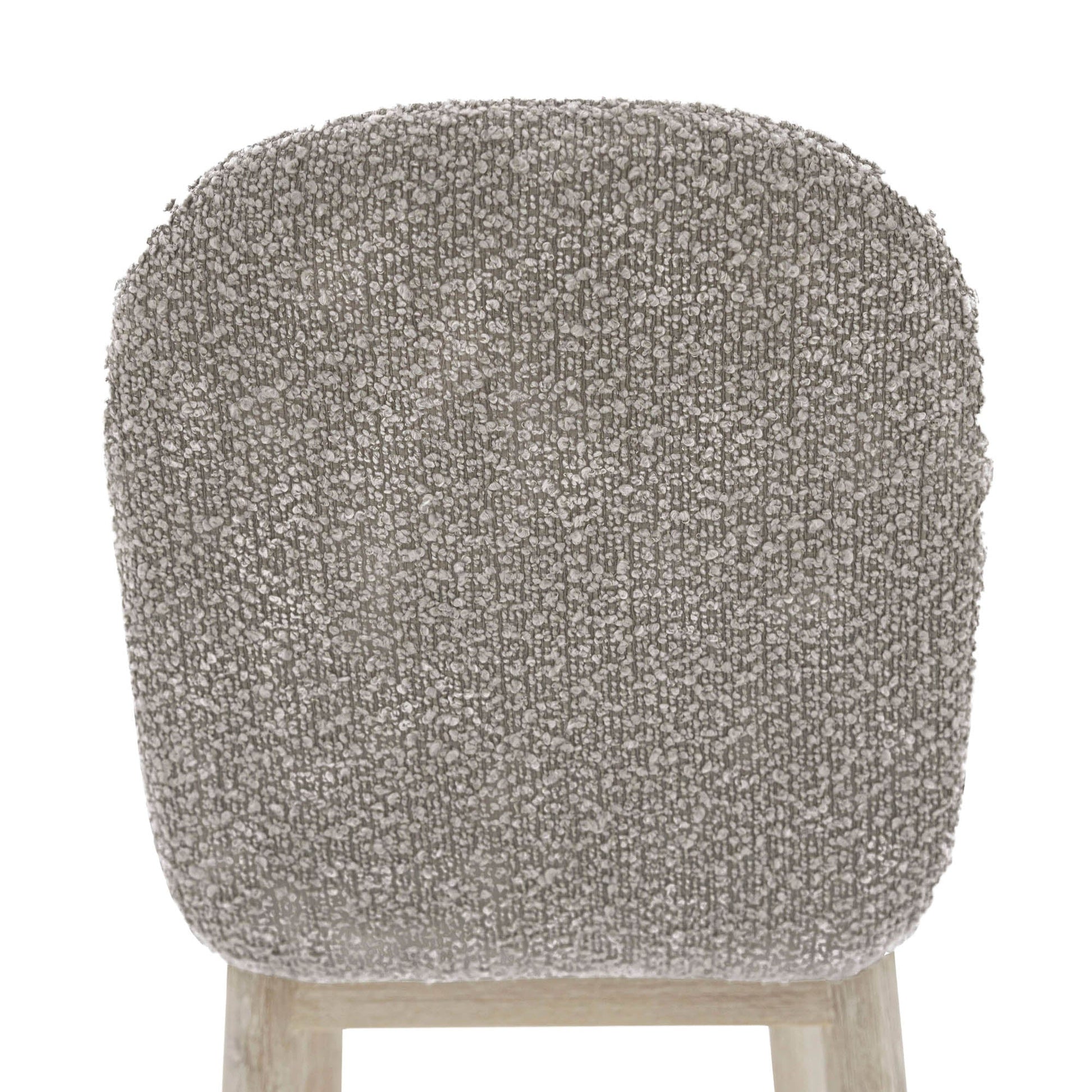 LH Home Oasis Grey Fabric Dining Chair (Set of 2)