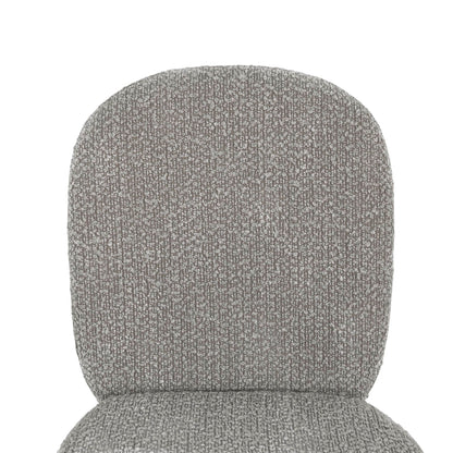 LH Home Oasis Grey Fabric Dining Chair (Set of 2)