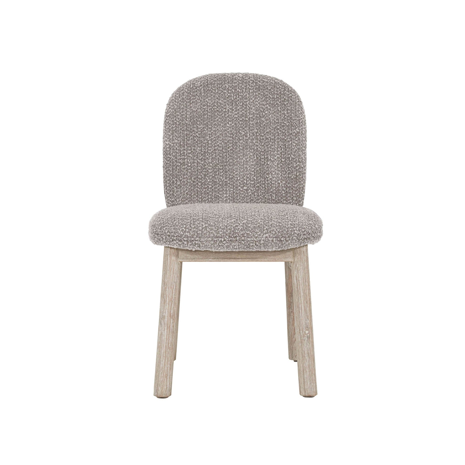 LH Home Oasis Grey Fabric Dining Chair (Set of 2)