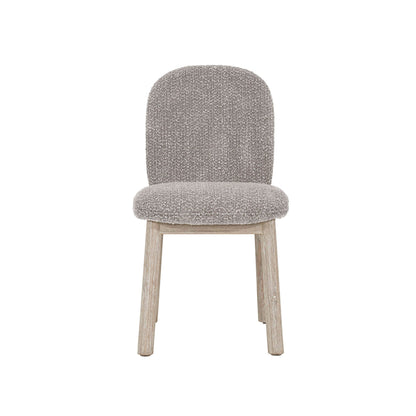 LH Home Oasis Grey Fabric Dining Chair (Set of 2)