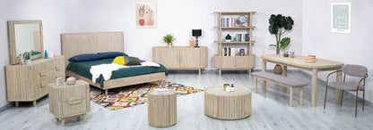 LH Home Oasis Six Drawers Wood Dresser