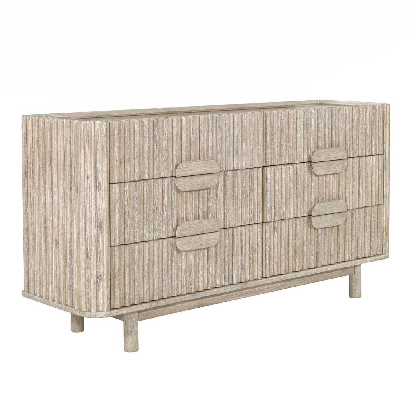 LH Home Oasis Six Drawers Wood Dresser