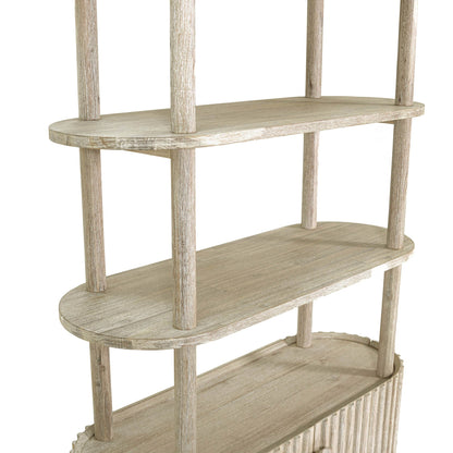 Oasis Solid Wood Etagere-Etageres-LH Imports-LOOMLAN