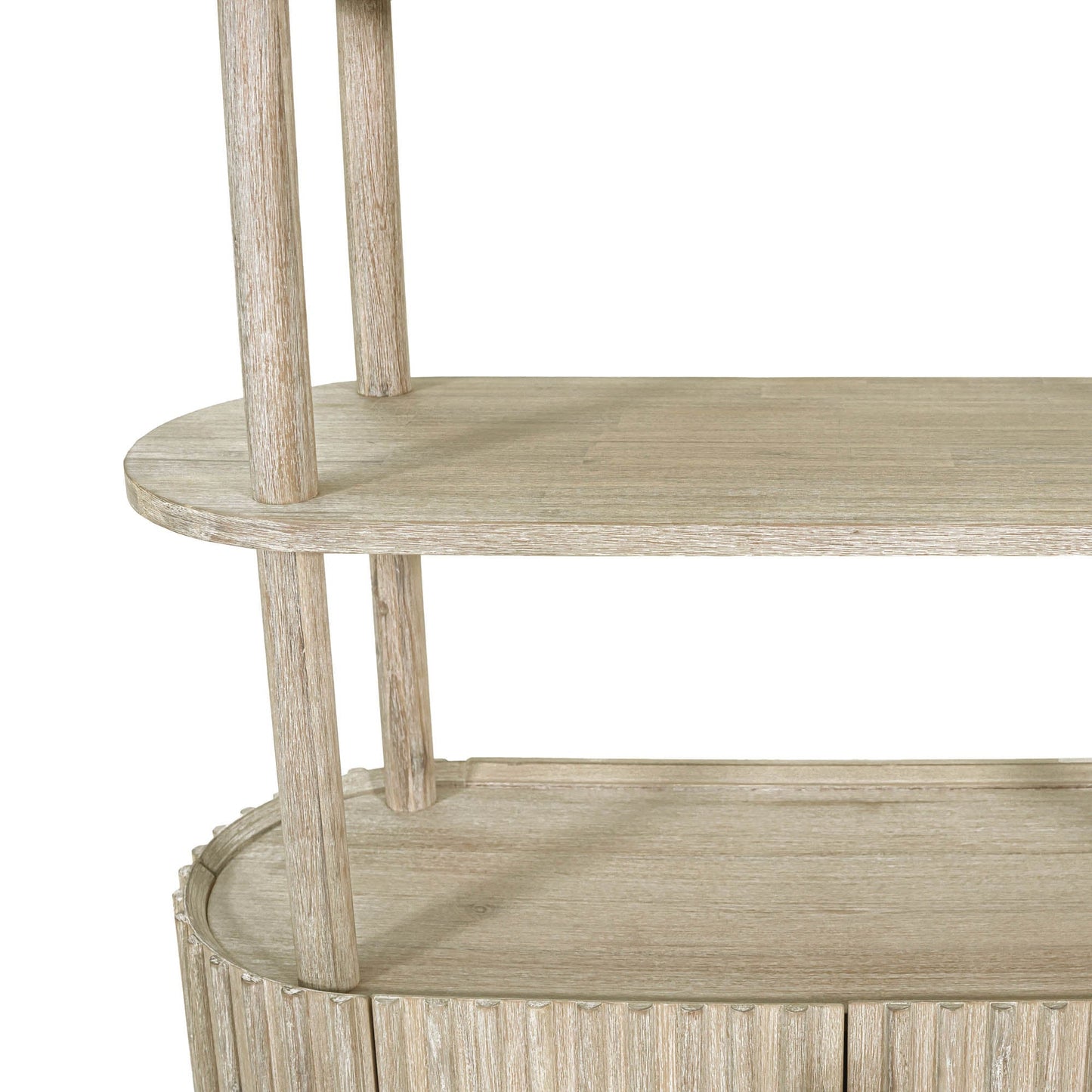 Oasis Solid Wood Etagere-Etageres-LH Imports-LOOMLAN