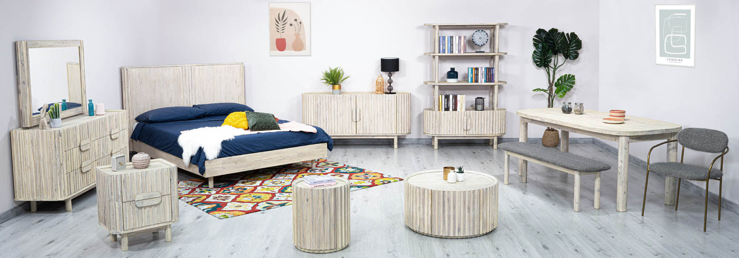 Oasis Solid Wood Etagere-Etageres-LH Imports-LOOMLAN