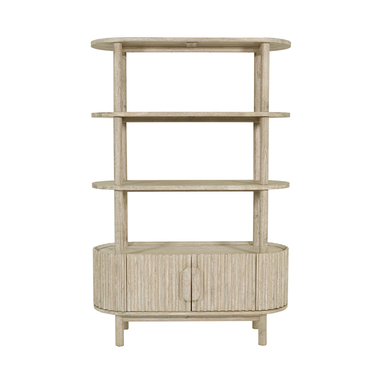 Oasis Solid Wood Etagere-Etageres-LH Imports-LOOMLAN