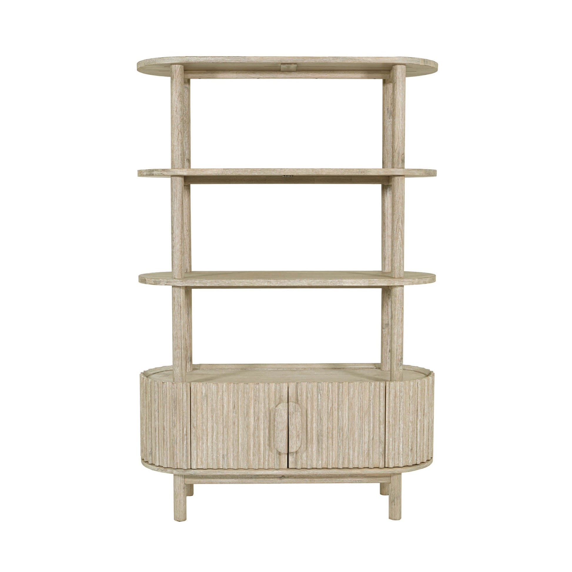 Oasis Solid Wood Etagere-Etageres-LH Imports-LOOMLAN