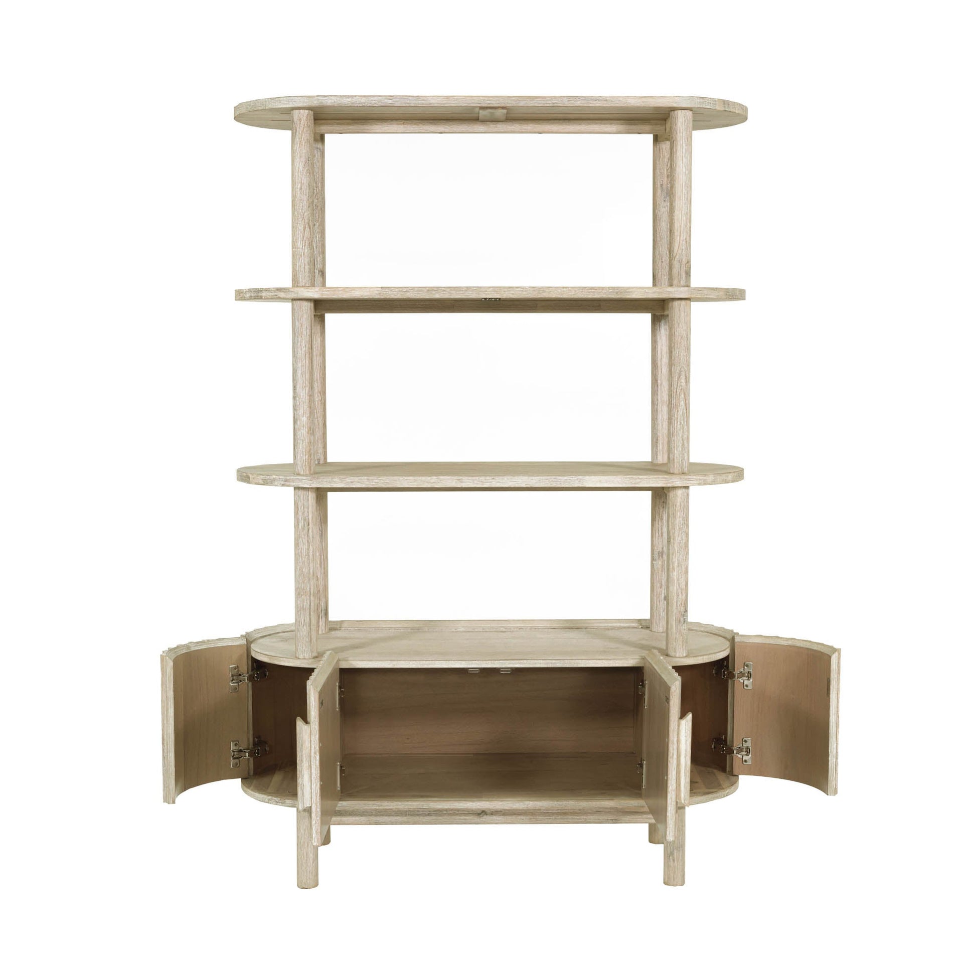 Oasis Solid Wood Etagere-Etageres-LH Imports-LOOMLAN