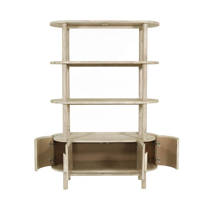 Oasis Solid Wood Etagere-Etageres-LH Imports-LOOMLAN
