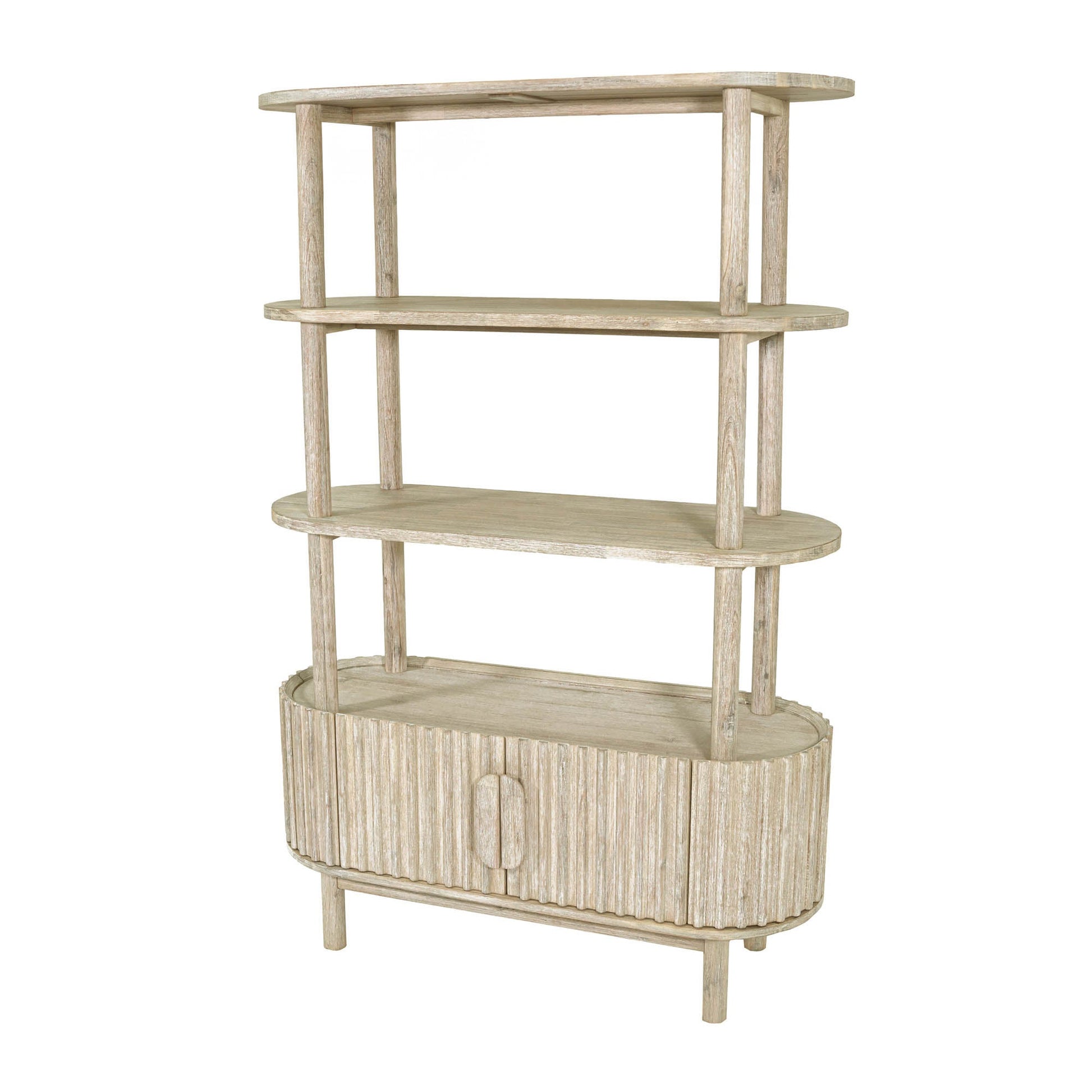 Oasis Solid Wood Etagere-Etageres-LH Imports-LOOMLAN
