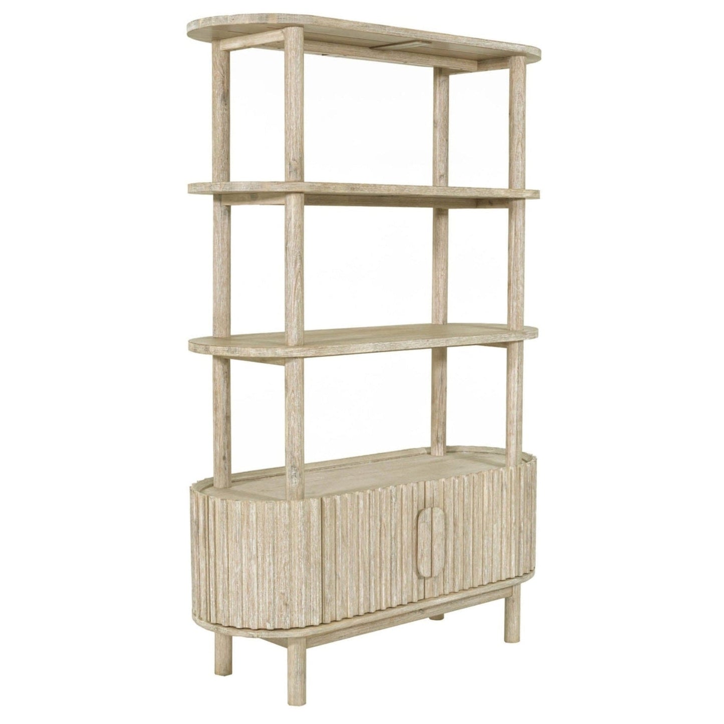 Oasis Solid Wood Etagere-Etageres-LH Imports-LOOMLAN