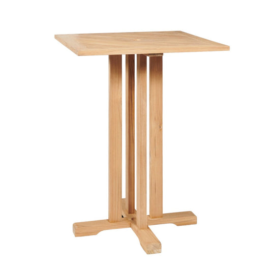 HiTeak Oasis Square Teak Outdoor Bar Table