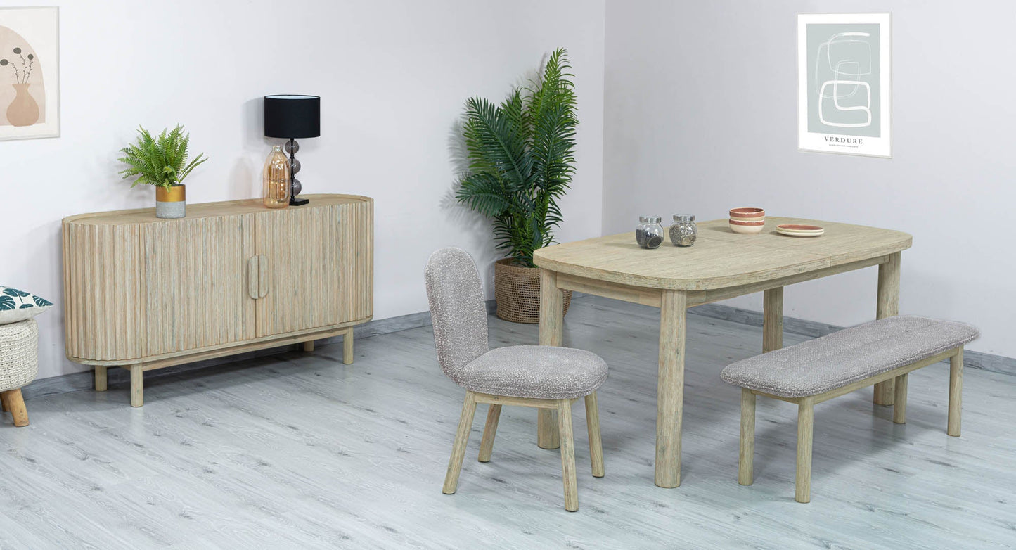 LH Home Oasis Wooden Extendable Dining Table
