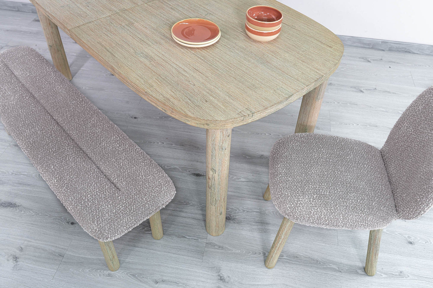 LH Home Oasis Wooden Extendable Dining Table