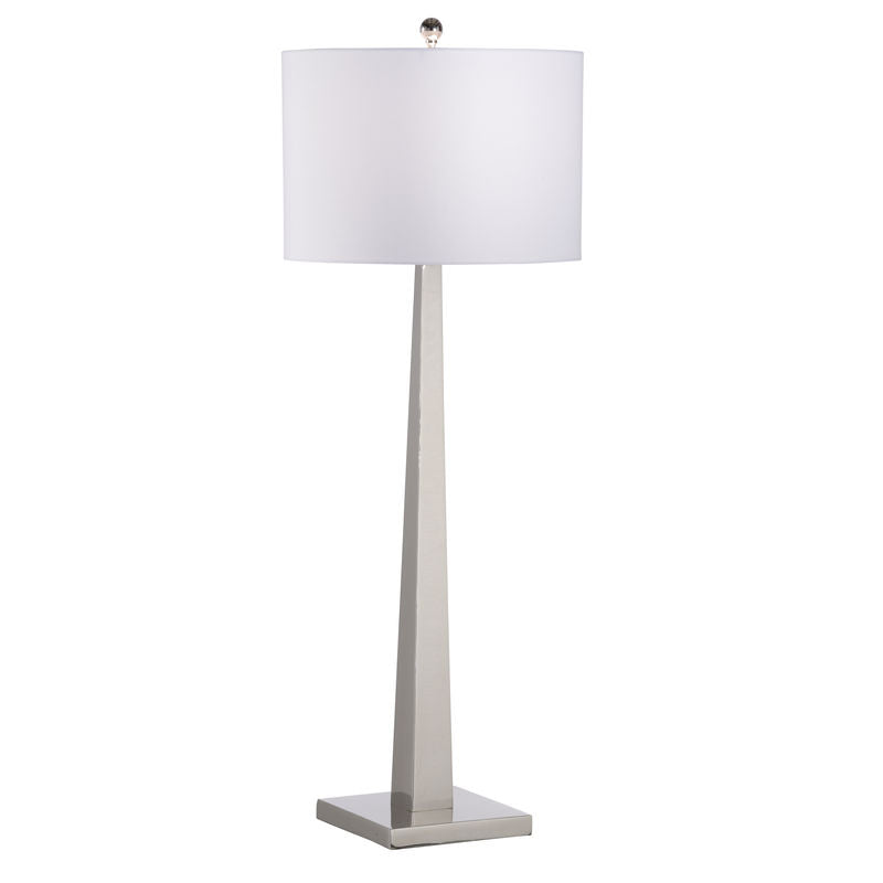 Wildwood Obelisk Of Montevideo Gloss Nickel Table Lamp