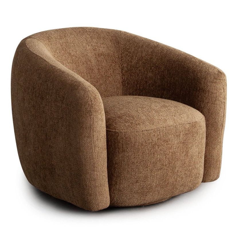Diamond Sofa Ocean Birch Performance Fabric Swivel Club Chair