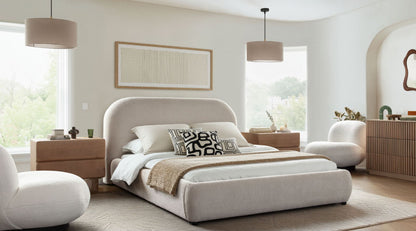 Diamond Sofa Ocean Performance Fabric Bed with Mattress Platform