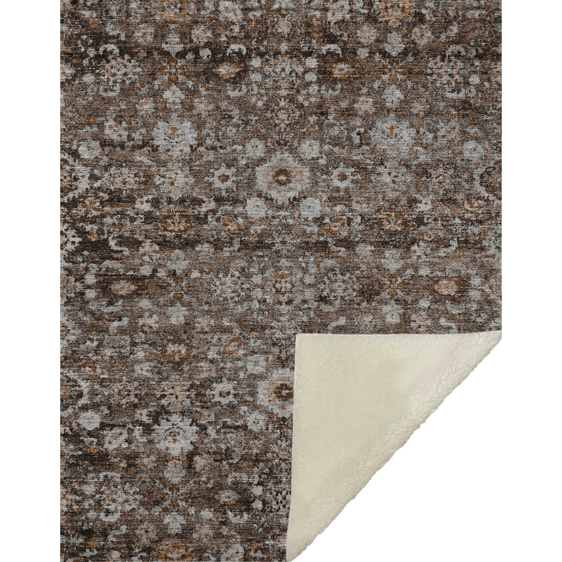 Addison Rugs Ocean Ripples Brown Washable Indoor-Outdoor Rug
