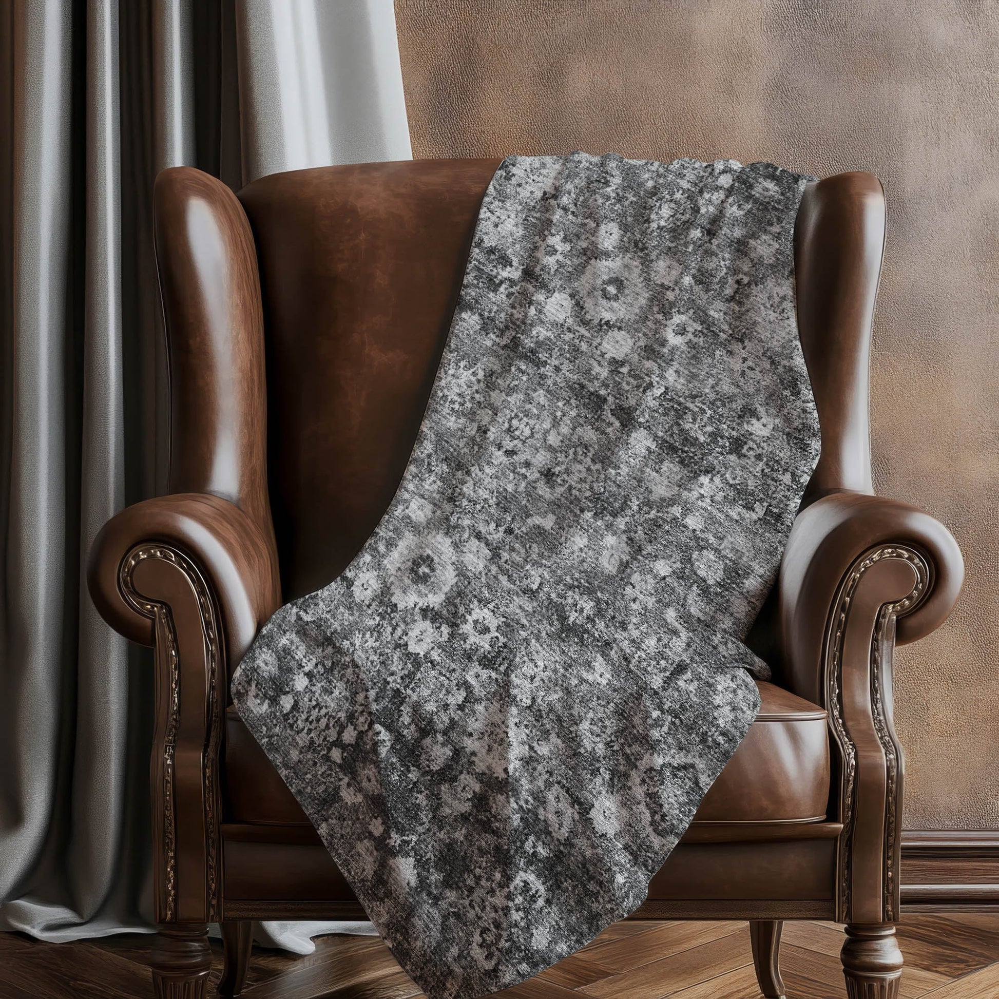 Addison Rugs Ocean Ripples Grey Washable Indoor-Outdoor Rug