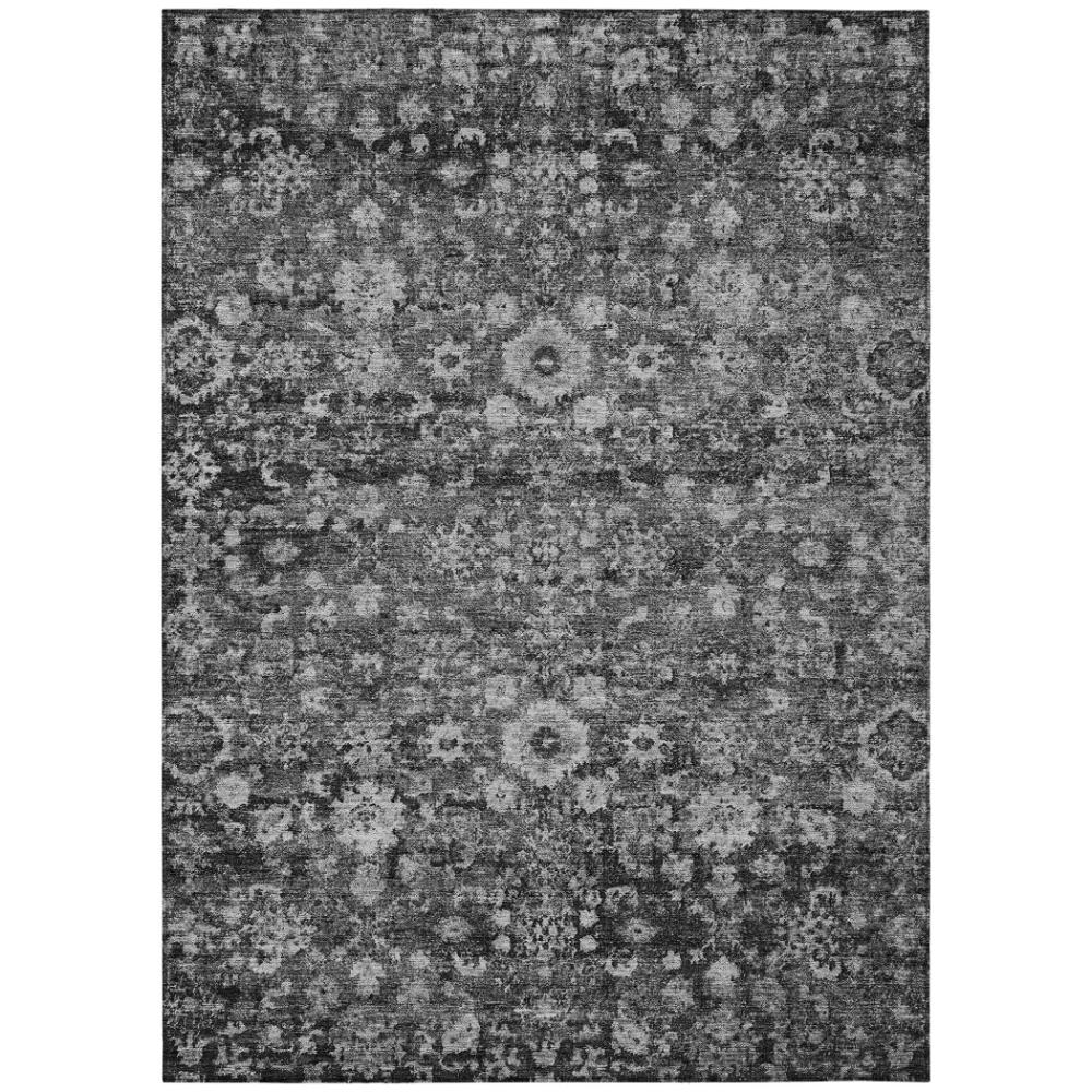 Addison Rugs Ocean Ripples Grey Washable Indoor-Outdoor Rug