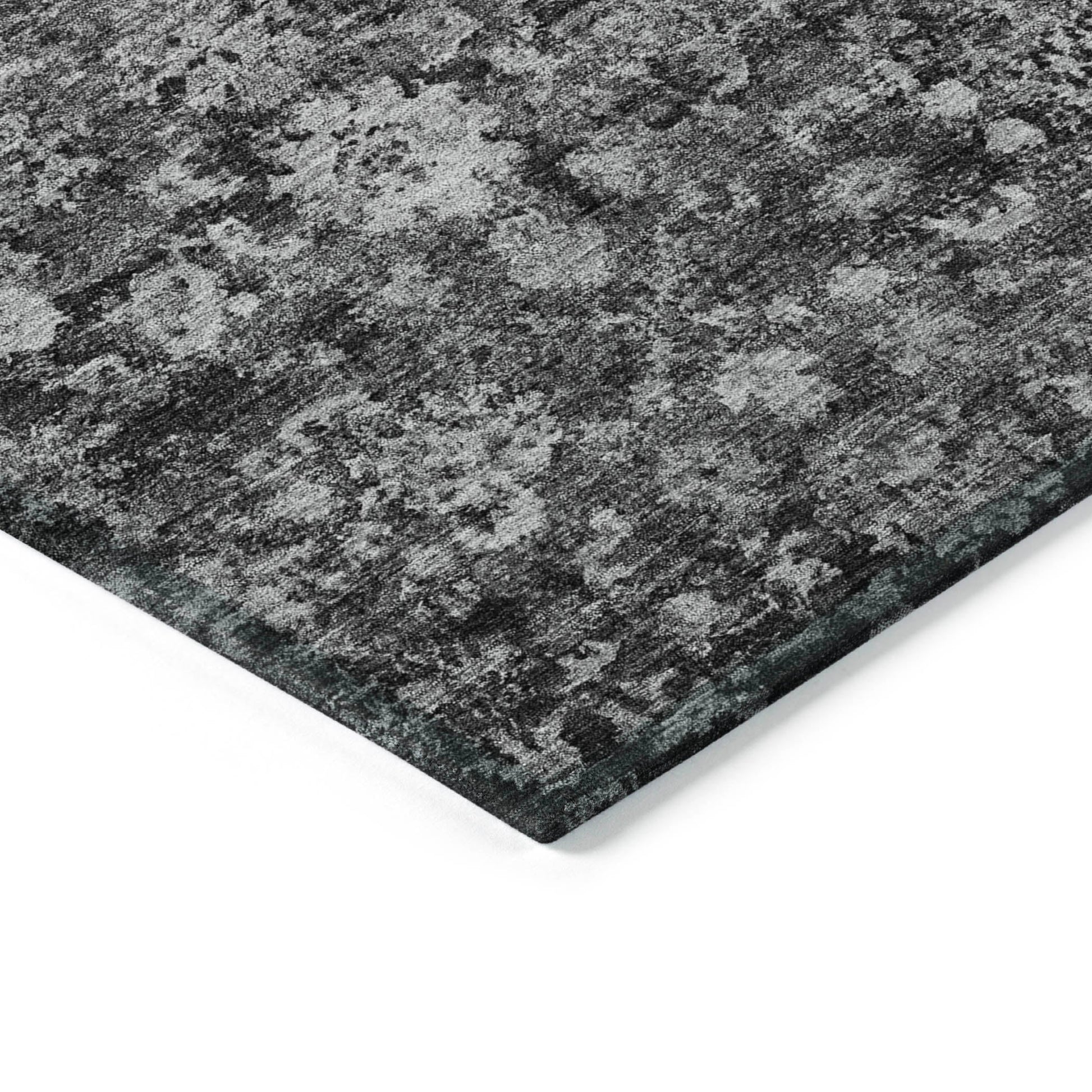 Addison Rugs Ocean Ripples Grey Washable Indoor-Outdoor Rug