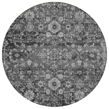 Addison Rugs Ocean Ripples Grey Washable Indoor-Outdoor Rug