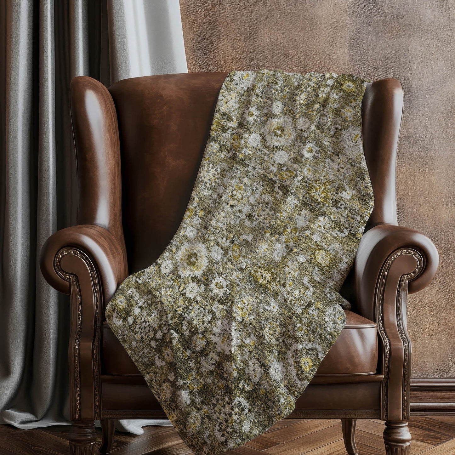 Addison Rugs Ocean Ripples Mocha Washable Indoor-Outdoor Rug